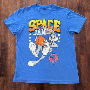 Space Jam Tune Squad Bugs Bunny Graphic T-Shirt size large